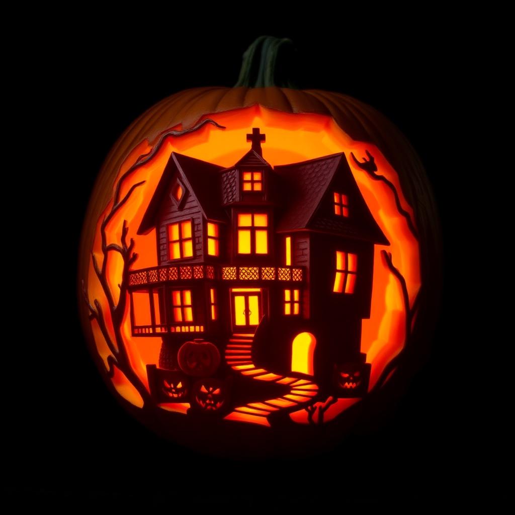 Haunted Manor Scene